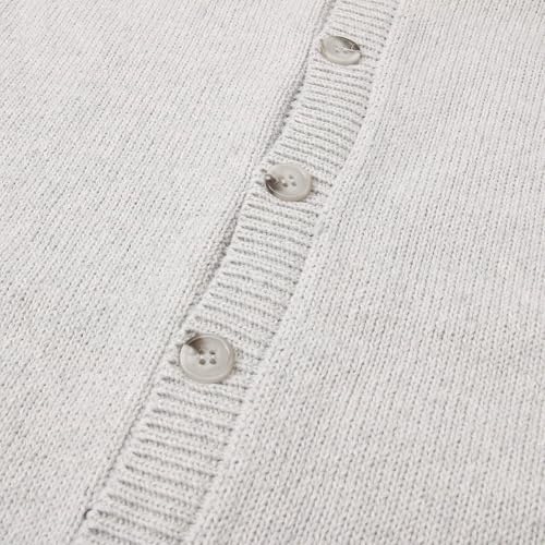 Chaqueta de punto hombre cuello chal para paseos urbanos otoñales y oficina 4