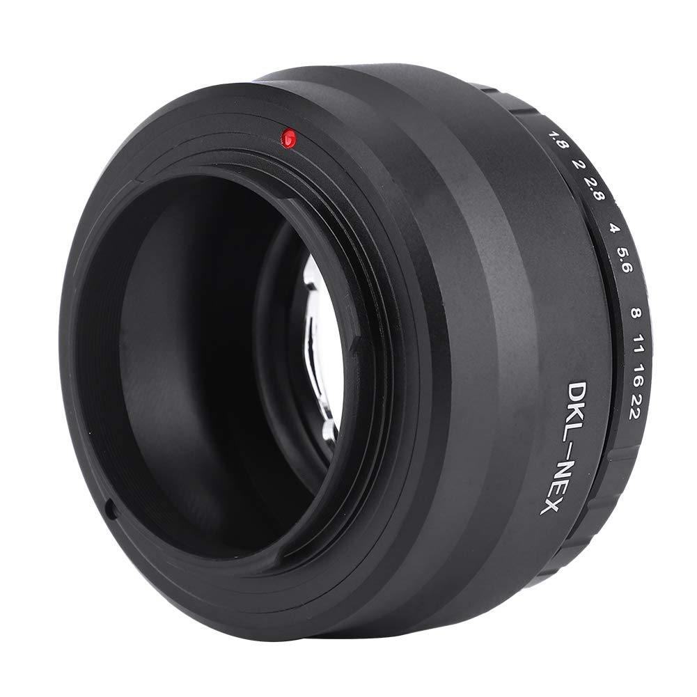 KIMISS DKL NEX-Mount-Objektivadapter – Kompatibel mit DKL-Mount-Kameraobjektiven für Kameras der NEX-Serie – Präzises Design aus Aluminiumlegierung