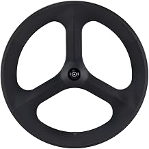 SUPERTEAM Full Carbon Tri Spokes Wheel 700C Clincher Bike Wheelset