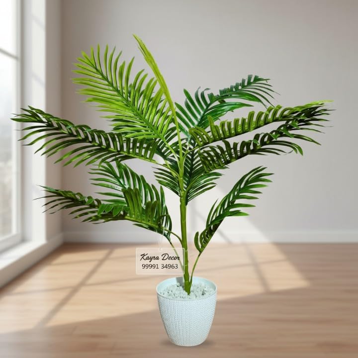Image of Kayra Decor 3 Feet Artificial Palm Tree for Home Decor | Artificial Plants with Pot