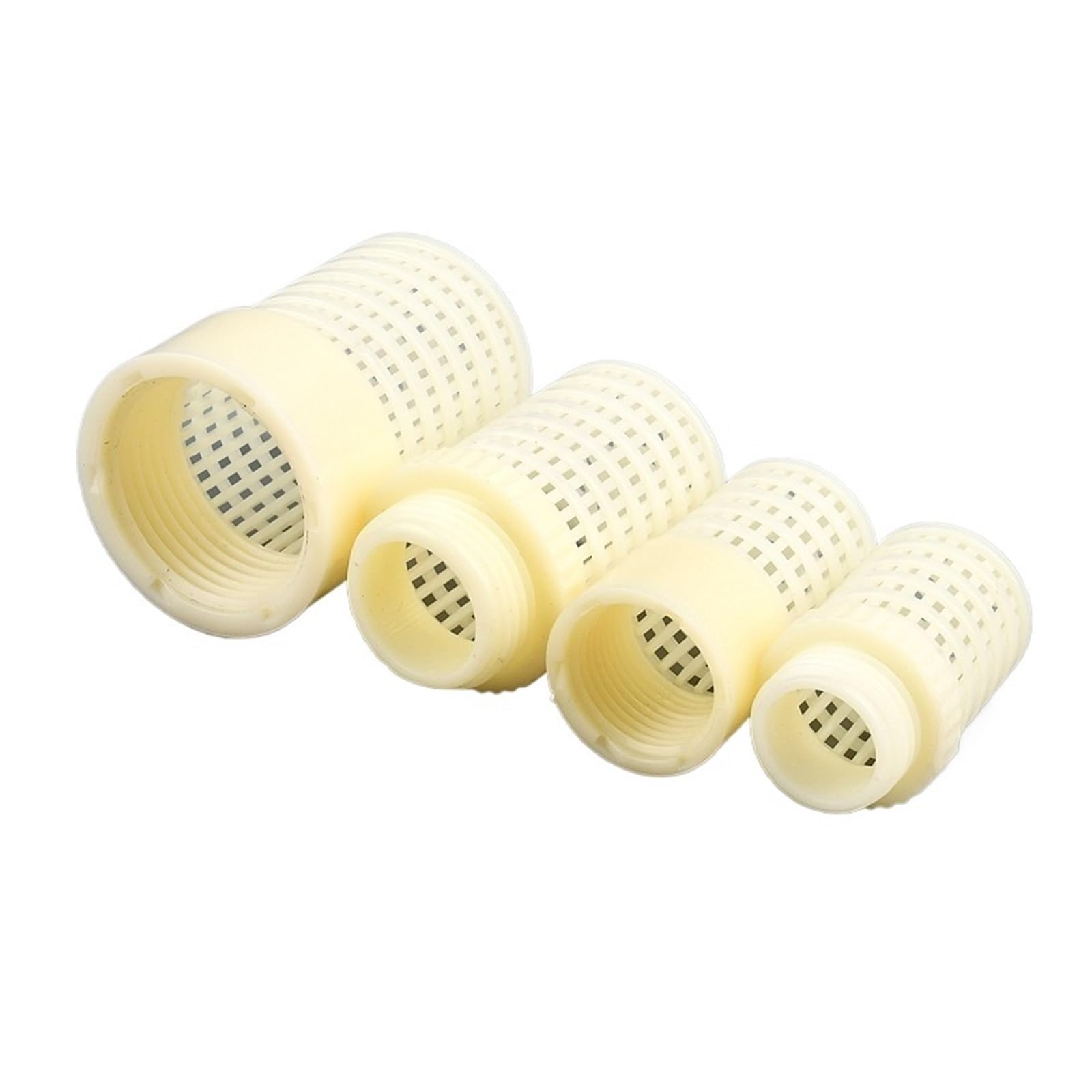 Żeński/męski kubek filtrujący armatura do nawadniania ogrodu akwarium filtr do akwarium wąż pompy wody plastikowe zanieczyszczenie (8 l 10 cm męski, 5 szt.)