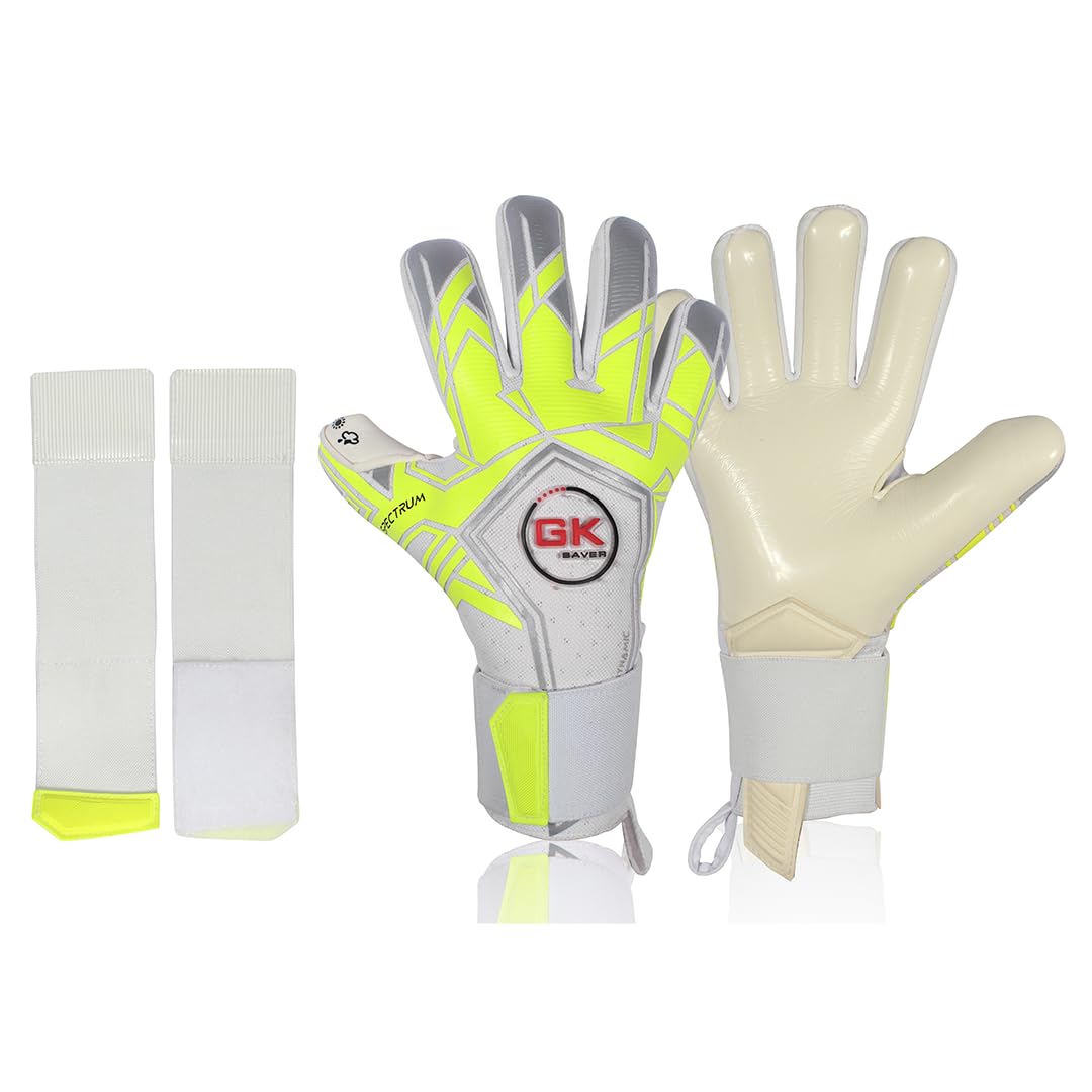 GK Saver Football Goalkeeper Goalie Gloves, Spectrum-S3, SIZE 9 - Image 2