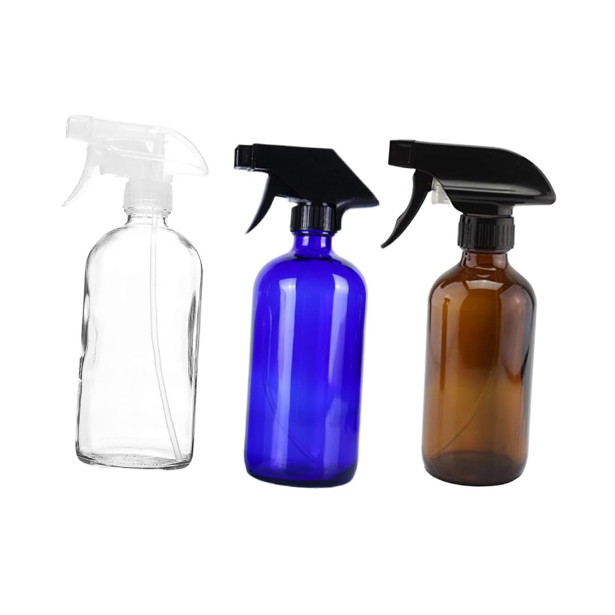 CLISPEED 3pezzi Flacone Spray per Oli Essenziali Sottoconfezionato Contenitore Ricaricabile e Riutilizzabile in Vetro Compatto e Leggero per Viaggi