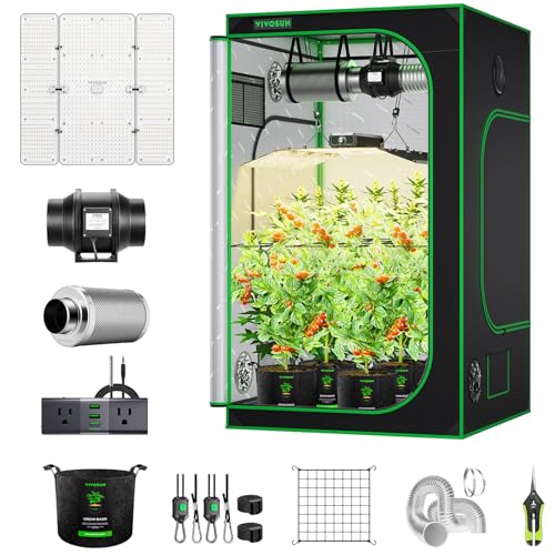 VIVOSUN 4×4 WiFi Grow Tent Starter Kit
