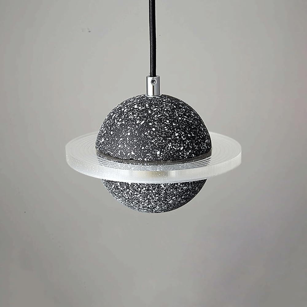Mini lampe suspendue vintage LED Planet Den lustre réglable de cuisine et chambre