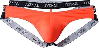 JOCKMAIL Jock Straps for Men Sexy Jockstrap Comfortable Men's Thong Underwear for Athletic, Gym & Clubwear