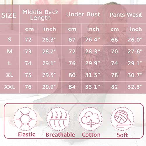 Sykooria-Ropa-de-Dormir-Sexy-para-Mujer-Manga-Larga-de-Encaje-Cubierta-Ups-Kimono-Robe-camison-Conjunto-de-lenceria