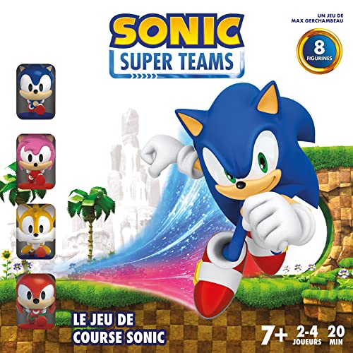 Asmodee | Sonic Super Teams | Jeu de société | Jeu de Course | A partir de 7 Ans | 2 à 4 Joueurs | 20 Minutes