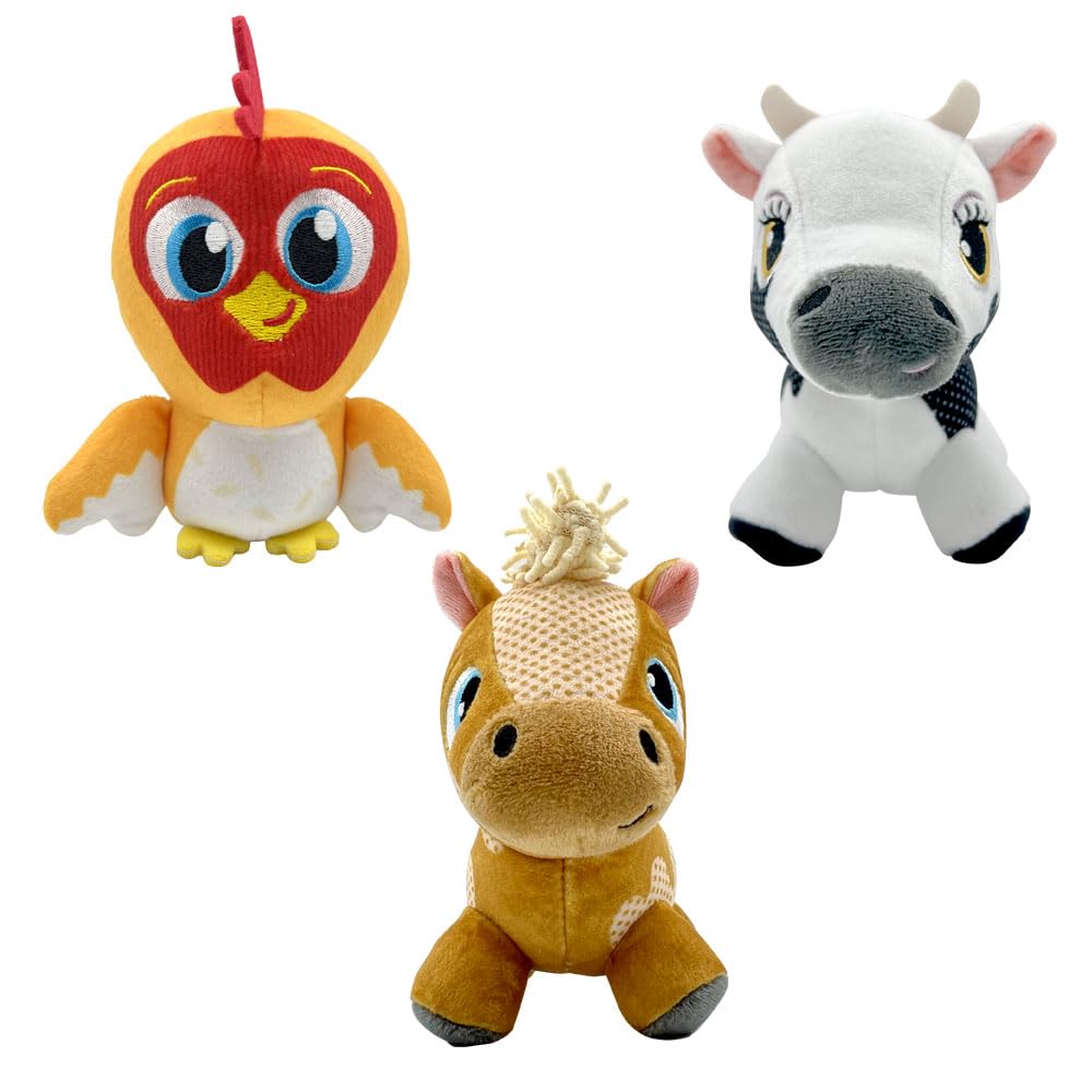 BANDAI La Granja De Zenón Primera Musicale, divertente ed educativa, fattoria interattiva, multicolore, AR85000