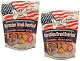 The Lazy Dog Cookie Co. & Dogs on Deployment Operation Drool Overload Blueberry & Peanut Butter Soft-Baked Dog Treats, 5 oz. (Pack of 2) Drool