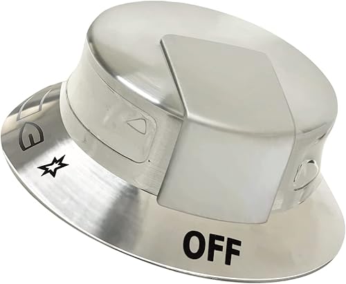 Miniatura 1 de Whole Parts Pomo de control de quemador de estufa # 318569904 - Reemplazo y compatible con algunas gamas Frigidaire y Electrolux