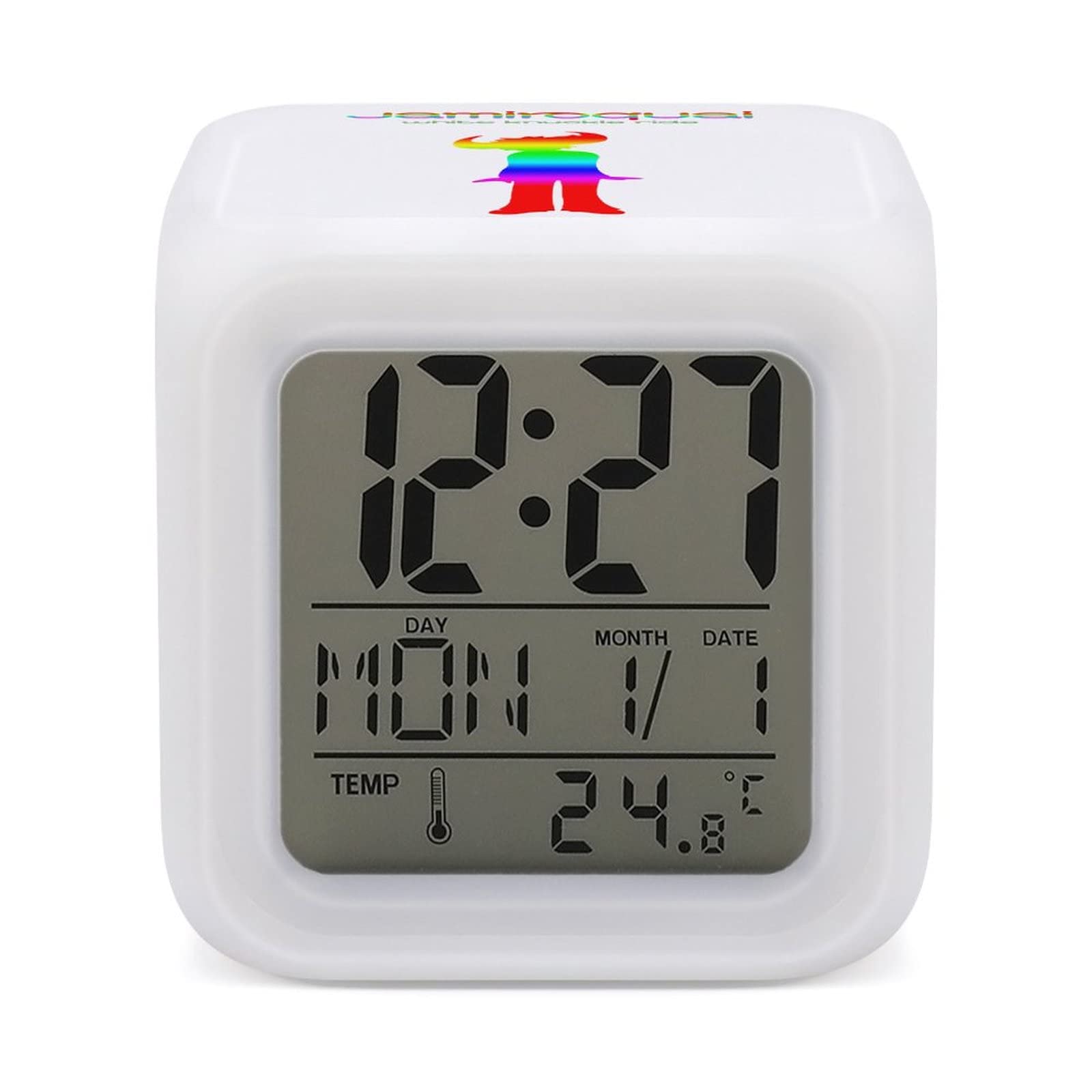 Amazon.co.jp: 目覚まし時計 変色 Jamiroquai ジャミロクワイ 光る時計