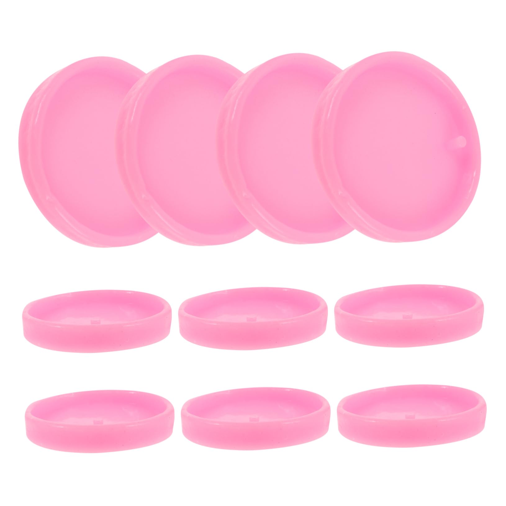 NUOBESTY 50pezzi Stampo Silicone Flessibile Per Ciondoli e Portachiavi Per Creazioni Diy Aromaterapia Utile e Pratico Per Amanti Artigianato