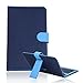 HDE Diamond Stitch Hard Leather Folding Folio Case Cover with Micro USB Keyboard for 7