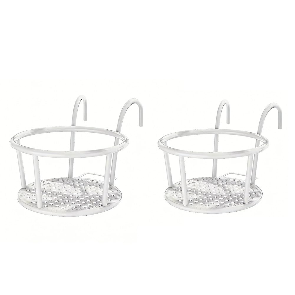 Support de jardinière suspendu en fer forgé porte-pot balcon terrasse décoration extérieure