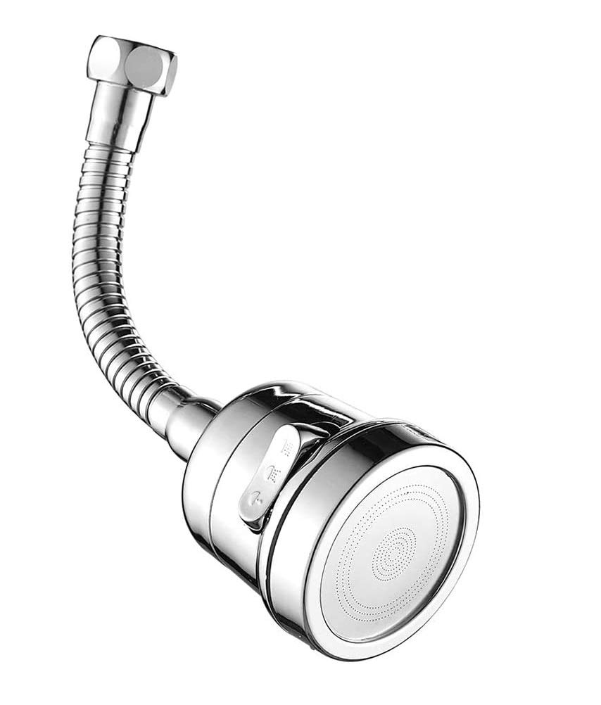 HEXONIQ® Water Swivel Faucet, 360° Rotatable Spray Head Adapter Kitchen Swivel Tap 3 Modes Water Saving Spray Splash-Proof Faucet for Bathroom Kitchen, 16x5 cm (B092G2H3Y4) Amazon Price History, Amazon Price Tracker