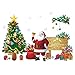 Produktbild Lhbfcy Wiederverwendbar Wandtattoo Fenster Fensterbilder Für Weihnachten Fenster Haftende Aufkleber Weihnachtsmann Aufkleber Frohe Fensteraufkleber Für Ihre Schlafzimmer,Salons,Esszimmer-30x90cm