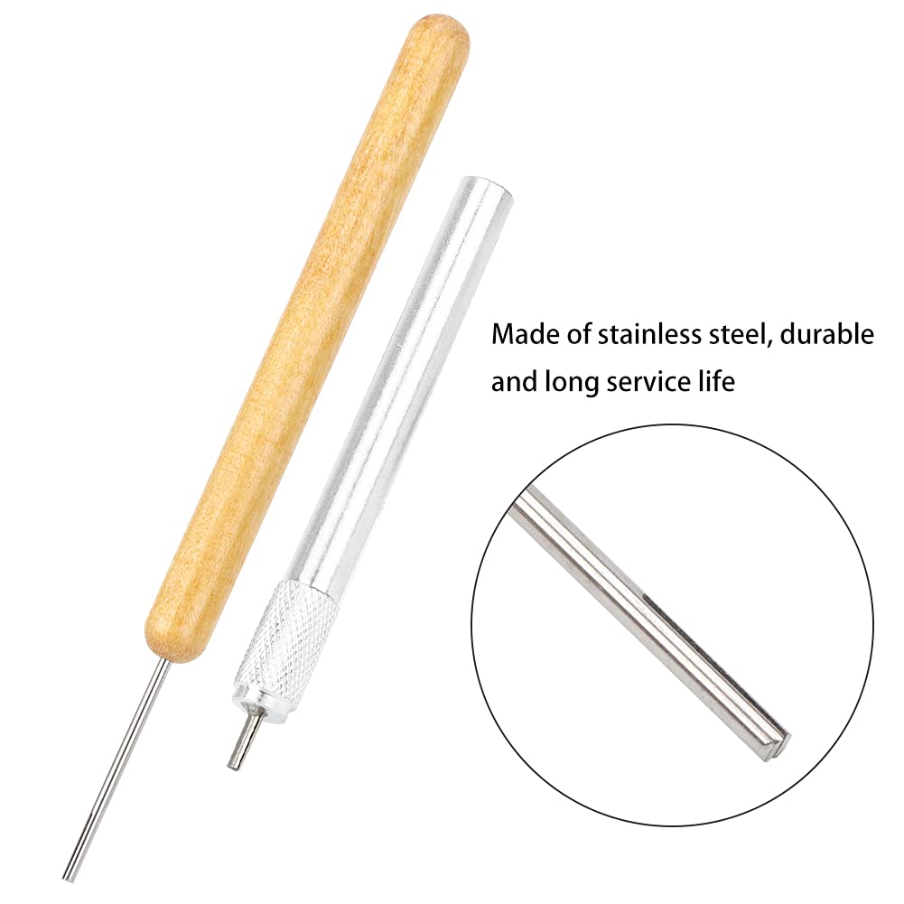 2PCS Paper Quilling Tools Rolling Curling Quilling Needle Pen, Paper Quilling Slotted Tool Paper Curling Tools Kit for Art Craft
