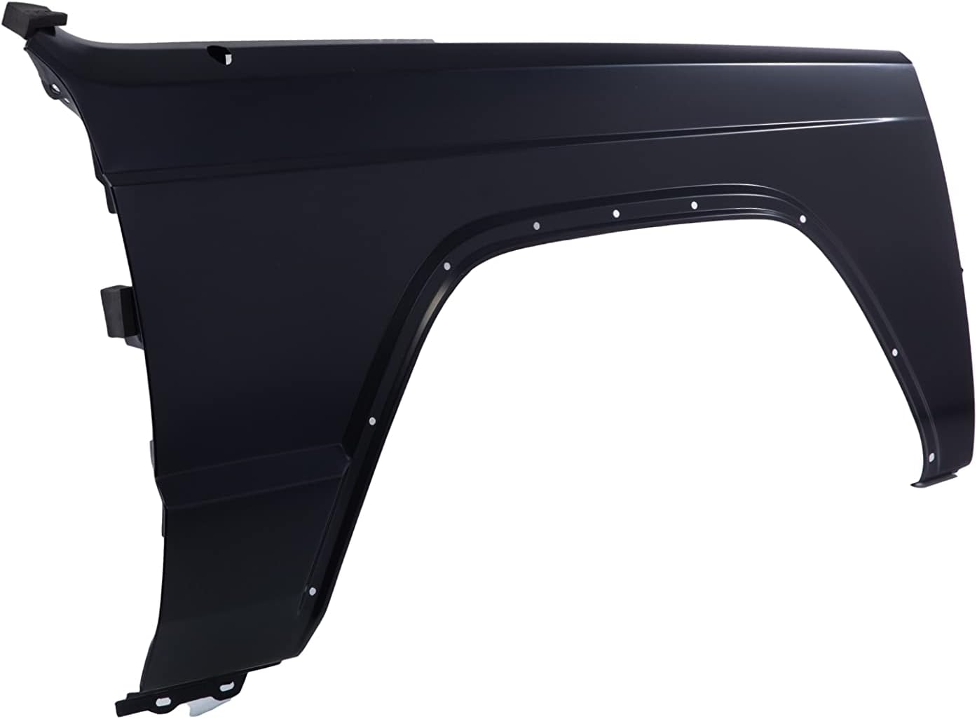 CarPartsDepot Front Quarter Panel Right Passenger Side Fender Compatible for Jeep Cherokee Comanche Wagoneer for Models W/Wheel Opening Molding Holes and W/O Antenna Hole Standard Cab 1984-1996