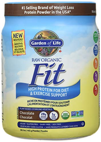 Garden of Life Raw Organic Fit Chocolate Protein Shake Vegan Plant Based 461g