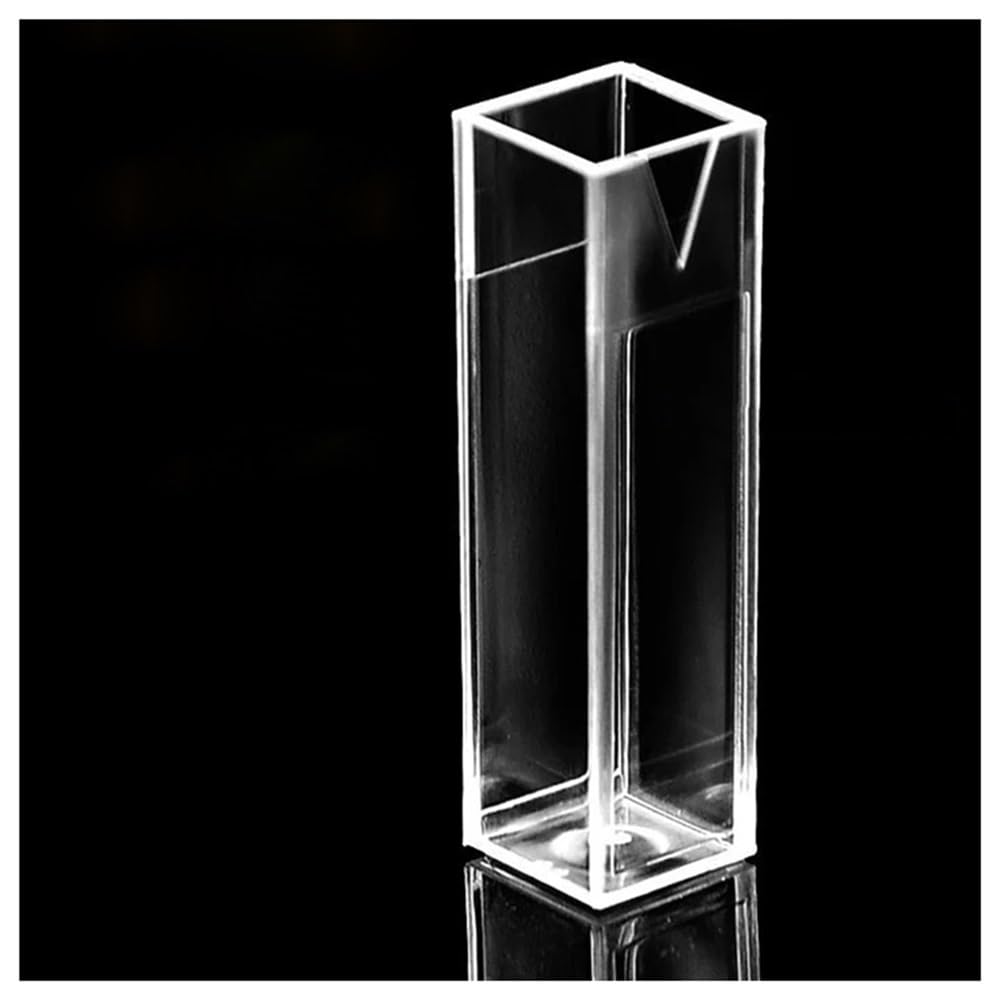 100 pezzi/lotto monouso 4,5 ml/1,5 ml colorante in plastica 4,5 ml/1,5 ml 10 mm fluorometro in plastica 6 tipi diversi(125)