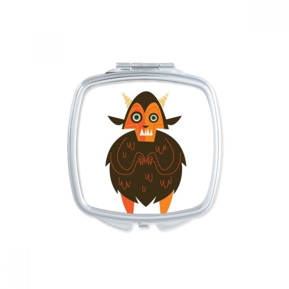 Petit miroir de main compact cosmétique cadeau multicolore fantôme pour trousse maquillage