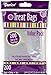 Darice Value Pack, 3 x 4.75 inches, 200 Pieces Treat Bags, 3 by 4.75-Inch, Clear/Transparent