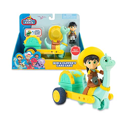 Dino Ranch Min & Clover véhicule dinosaure figurine DNA03200 enfant 3 ans