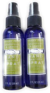 Trader Joe's Grapefruit & Lemon Hand Sanitizer Spray Bottle (2 Pack)