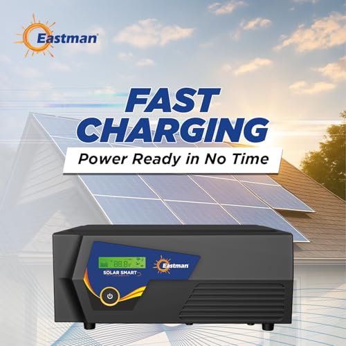Image of Eastman Smart 3100 Pure Sinewave Solar Inverter 2000VA /24V | Reliable Power Backup for Home,Office & Shops | Intelligent, Hybrid & Solar | Warranty 36 Months on Product,10 Years Transformer