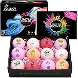 Bath Bombs Set Home Spa Gift Basket for Women + You're The Bomb Greeting Card - Mothers Day Gift Bas