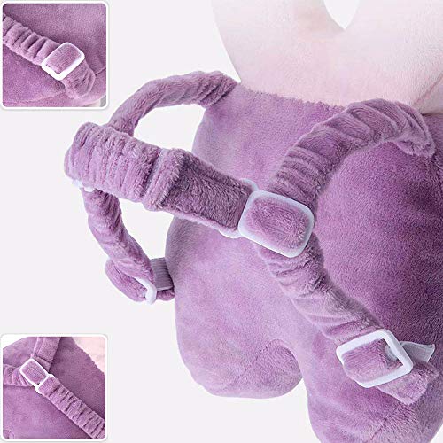 Protetor de cabeça para bebês de segurança ajustável, almofada de mochila antiqueda, proteção de cab