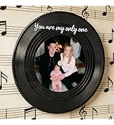 printtoucan Personalized Vinyl Record with Photo - Custom Acrylic Song Plaque Gift for Anniversar...