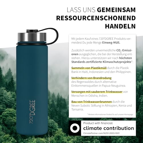 Trinkflasche aus Edelstahl 950ml BPA-frei von 720°DGREE