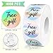1000 Pieces Customer Appreciation Sticker Holographic Business Shopping Labels Round Adhesive Present Stickers Colorful Thanks Seal Label for Mailing Packing Envelope Postcard, 1.5 Inch