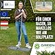 GREEN Spark Rasenrakel [Ergonomisch] mit Klicksystem | 80x30cm | für perfekt Ebene Rasenflächen | Rakel für Rasen Nivellierrechen zum Rasen sanden Rasen Rakel Lawn Leveling Rake Rasenrakel mit Stiel