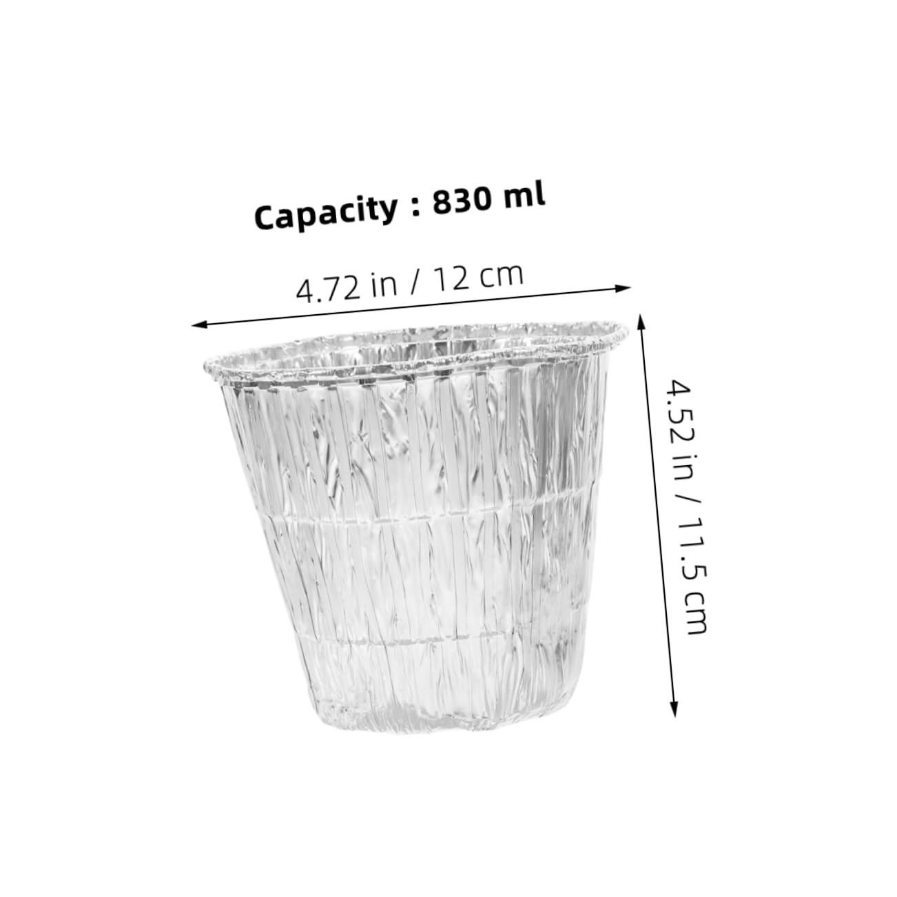 balacoo 5pcs Disposable Grill Pans Aluminum Foil Grease Containers and Drip Pans Ideal for Kitchen and Outdoor Use