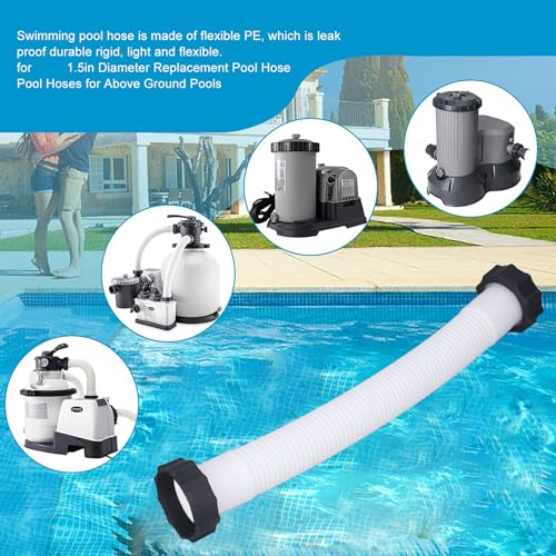 Ground Pool Pump Replacement Hose Leakproof Easy to Use Ground Swimming Pools Replacement for Home Pools (0.4m) - Image 4