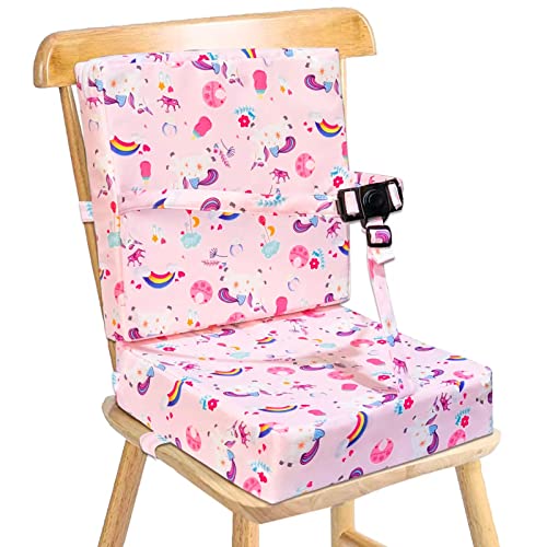 Eikuavons Sitzerhöhung Für Kinder - Tragbarer Kindersitz Mit 5-Punkt-Gurt & Rutschschutz