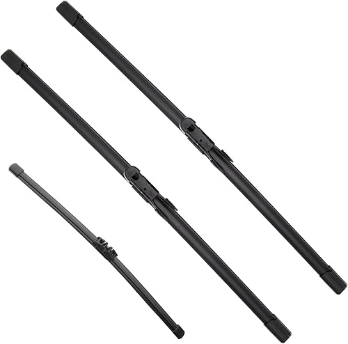 JustCar 3 limpiaparabrisas de repuesto para Ford Explorer 2011-2020, repuesto de equipo original, 26 pulgadas, 22 pulgadas, 11 pulgadas (juego de 3) JustCar 3 limpiaparabrisas de repuesto para Ford Explorer 2011-2020, repuesto de equipo original, 26 pulgadas, 22 pulgadas, 11 pulgadas (juego de 3)