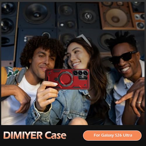 Image of for Samsung Galaxy S26 Ultra Case Magnetic with stand, with Mag-Safe, with Screen Protector, Wireless Charging, Shockproof for Samsung S26 Ultra 5G Phone Case, Ring Holder Cover for Samsung S26 Ultra