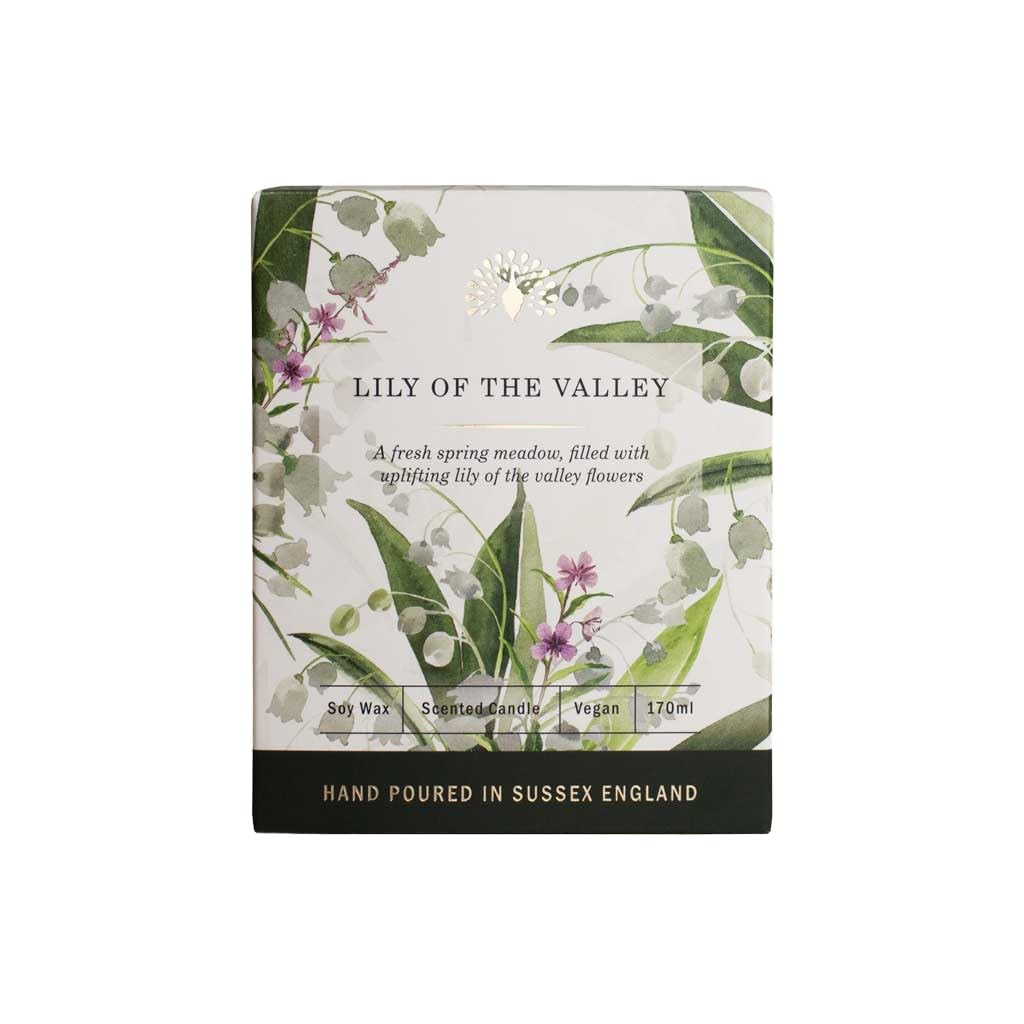 The English Soap Company White English Soap Company Heritage Collection Scented Soy Wax Candle 170Ml (Lily Of The Valley)