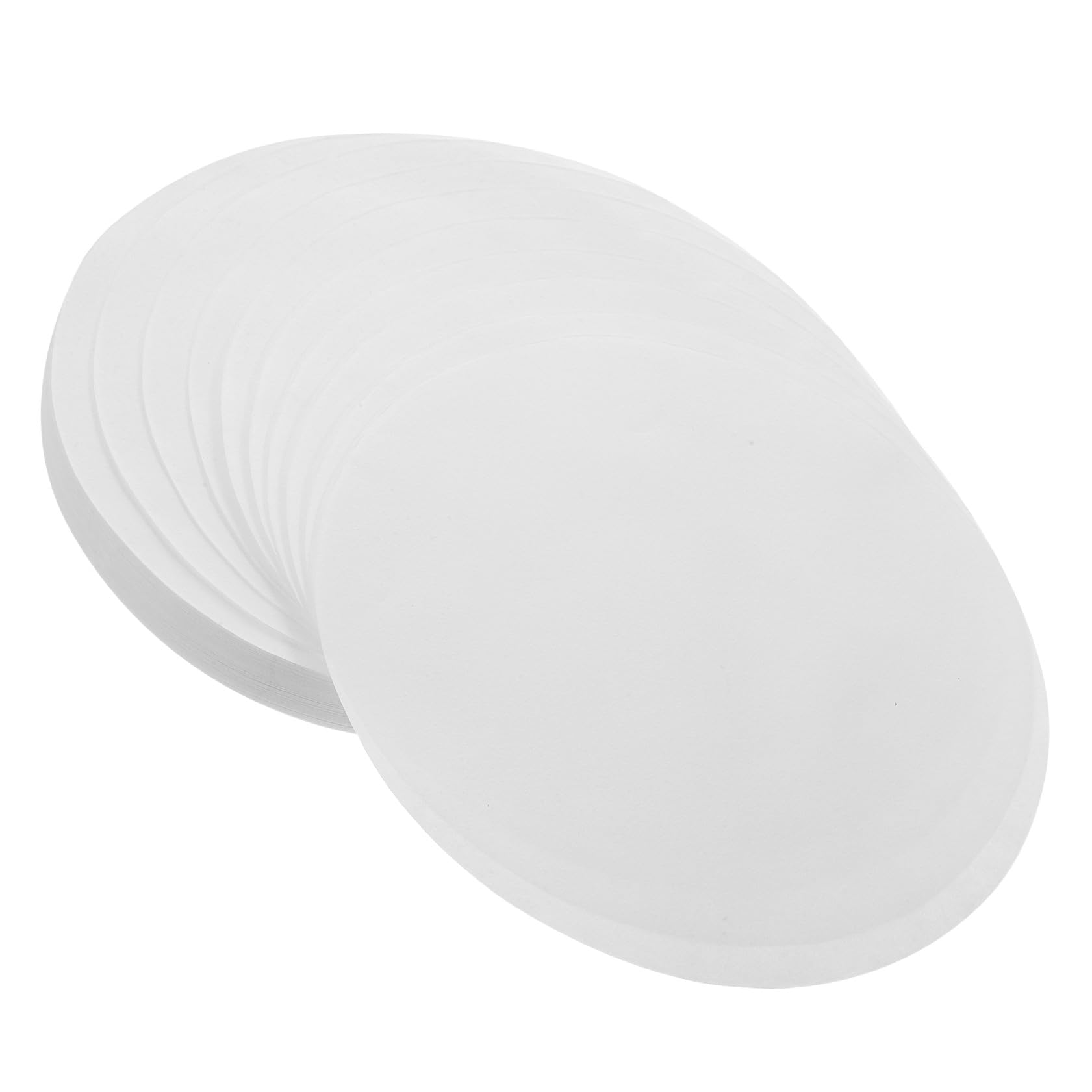 100 Discos de Papel de Filtro Cualitativo Blanco, Flujo Moderado, 18 CM, para Filtración y Laboratorio