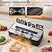 Vacuum Sealer Machine, 90Kpa Food Vacuum Sealer Machine Preservation Dry/Moist/Liquid Modes, LED Indicator Light, Handle Locked Design, Built-in Cutter and Bag Storage, Starter Kit