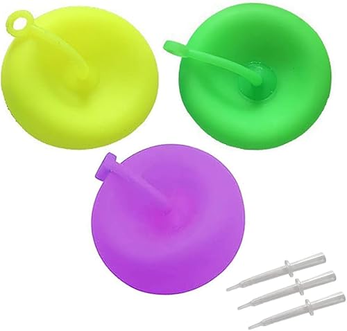 OPENDGO 3 bolas de burbujas inflables de 15 pulgadas, bola de goma suave para adultos, para interiores y exteriores, playa, piscina, fiesta