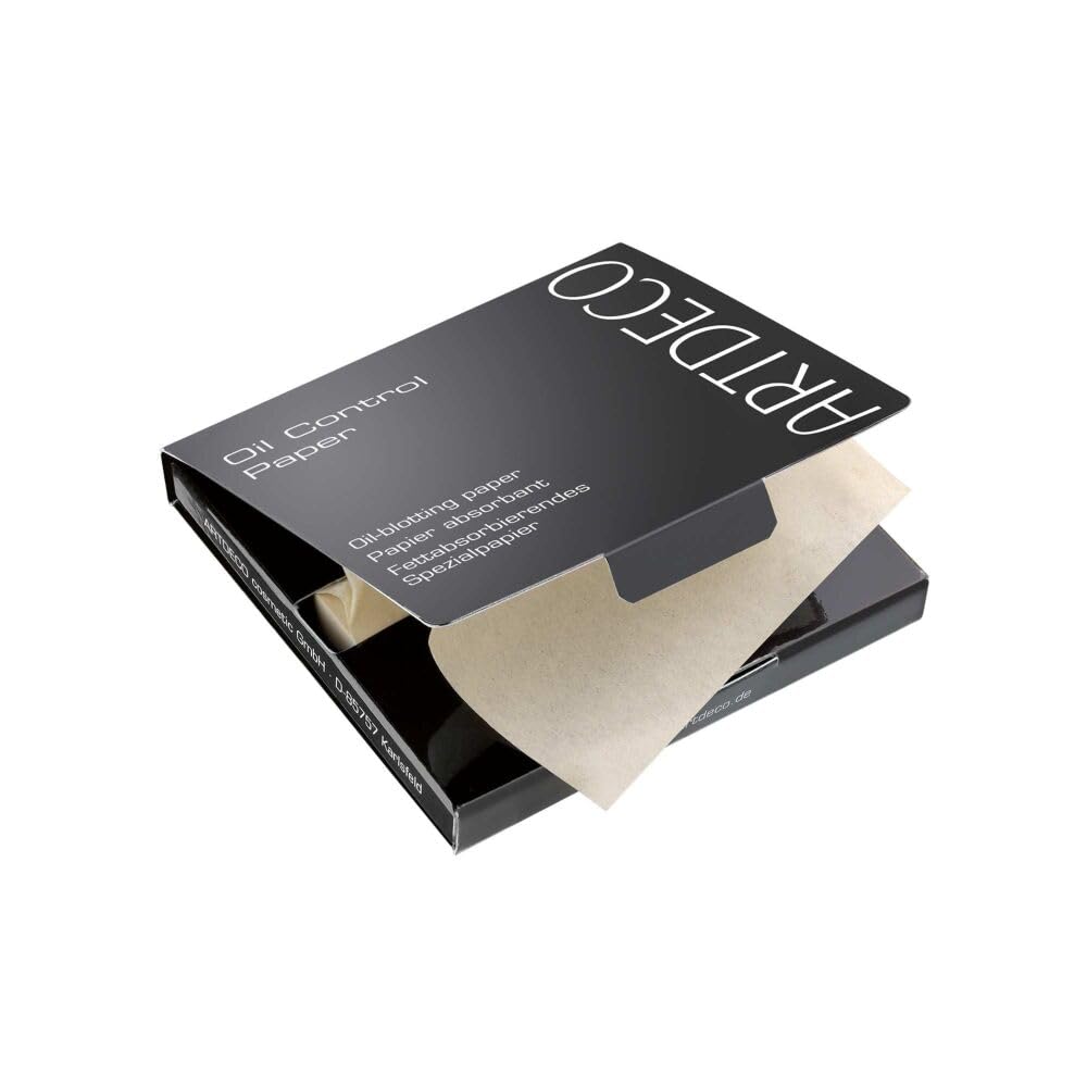 ARTDECOOil Control Paper - Oil-Absorbing Blotting Paper - Gives Your Complexion a Matte Finish - Refill Pack with 100 Sheets - For Makeup - For Oily Skin - Easy Take Out Design - Face Wash - 100pcs