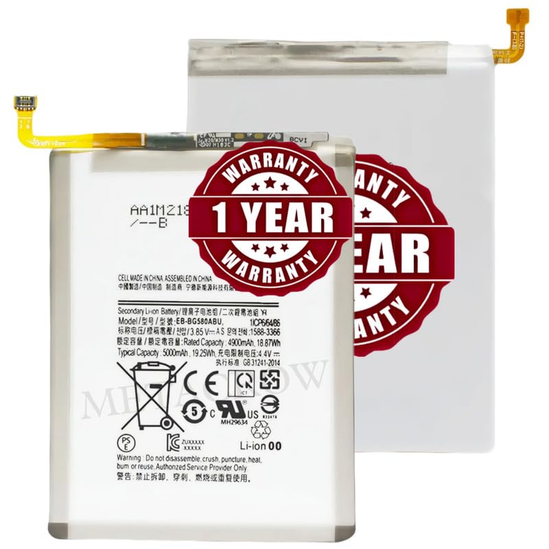 Image of Original BG580ABU Battery Compatible for Samsung Galaxy M20 | M30 - (5000mAh) - 1 Year Warranty JK1