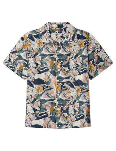 Chemise bowling en lin à imprimé floral idéale pour vos terrasses d'été et vos vacances
