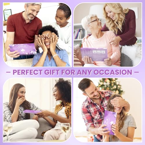 Image of CalmNFiz Shower Steamers Self Care Gifts 2 * 8 Pack, Green & Purple