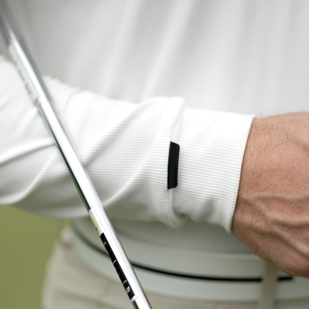 Polo Elástico De Manga Larga con Cremallera para Hombre Camiseta Informal De Golf A La Moda